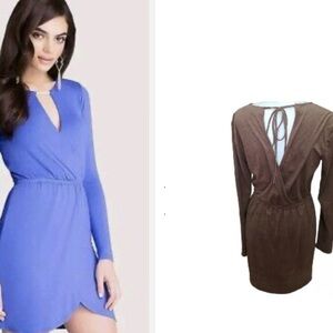 Bebe Ultra Suede Dress